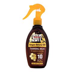 Opalovací přípravek na tělo Vivaco Sun Argan Bronz Oil Tanning Milk SPF10 200 ml
