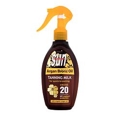 Opalovací přípravek na tělo Vivaco Sun Argan Bronz Oil Tanning Milk SPF20 200 ml