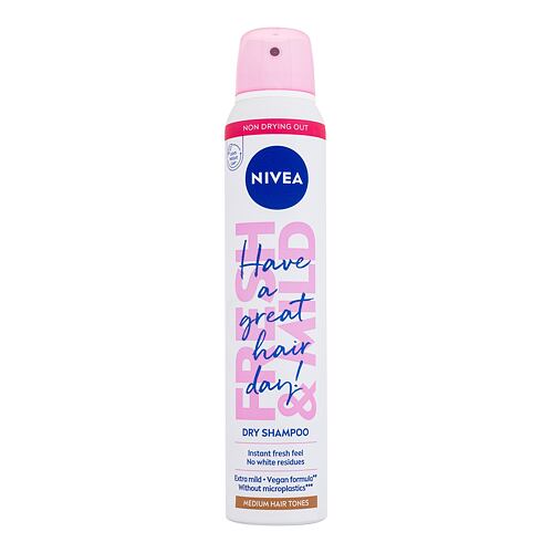 Suchý šampon Nivea Fresh & Mild Medium Hair Tones 200 ml