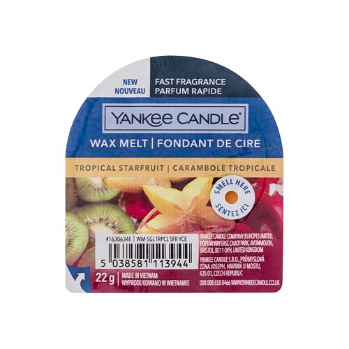 Vonný vosk Yankee Candle Tropical Starfruit 22 g poškozený obal
