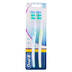 Klasický zubní kartáček Oral-B 1-2-3 Classic Medium 2 ks