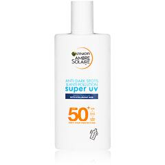 Opalovací přípravek na obličej Garnier Ambre Solaire Super UV Protection Fluid SPF50+ 40 ml