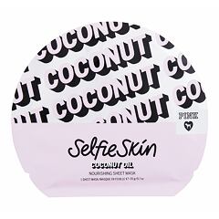 Pleťová maska Pink Selfie Skin Coconut Oil Sheet Mask 1 ks