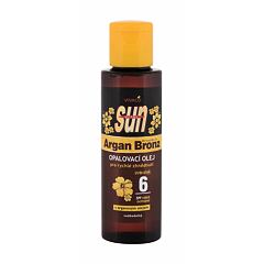 Opalovací přípravek na tělo Vivaco Sun Argan Bronz Suntan Oil SPF6 100 ml