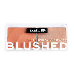 Konturovací paletka Revolution Relove Colour Play Blushed Duo Blush & Highlighter 5,8 g Queen