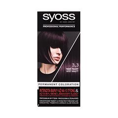 Barva na vlasy Syoss Permanent Coloration 50 ml 3-3 Dark Violet