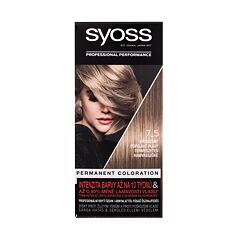 Barva na vlasy Syoss Permanent Coloration 50 ml 7-5 Natural Ashy Blond