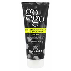 Sprchový gel Kallos Cosmetics Gogo 2 in 1 Energizing Hair And Body Wash 200 ml