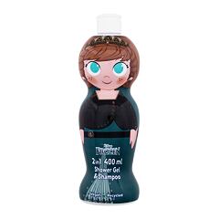 Sprchový gel Disney Frozen Anna 2in1 Shower Gel & Shampoo 3D 400 ml