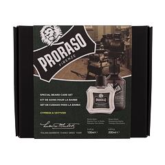 Šampon PRORASO Cypress & Vetyver Special Beard Care Set 200 ml Kazeta