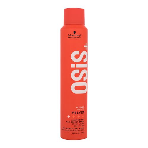 Lak na vlasy Schwarzkopf Professional Osis+ Velvet Lightweight Wax-Effect Spray 200 ml poškozený flakon