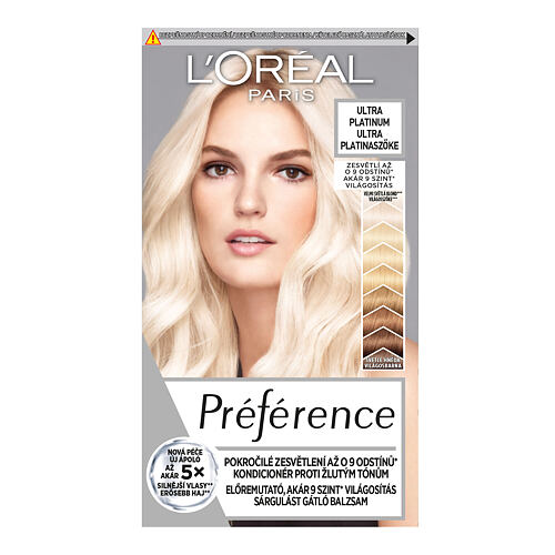 Barva na vlasy L'Oréal Paris Préférence Le Blonding 60 ml Ultra Platinum