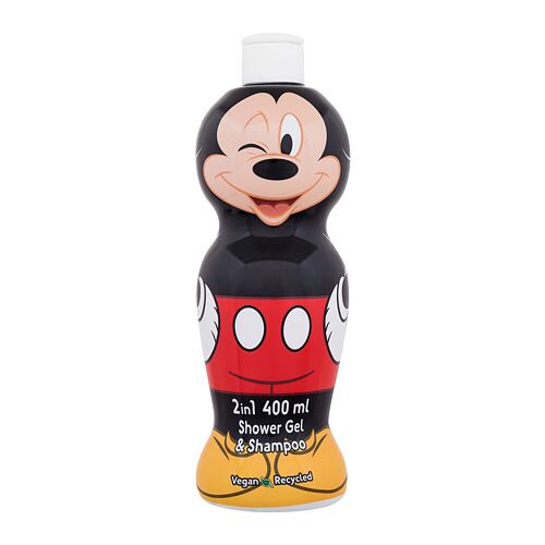Sprchový gel Disney Mickey Mouse 2in1 Shower Gel & Shampoo 400 ml