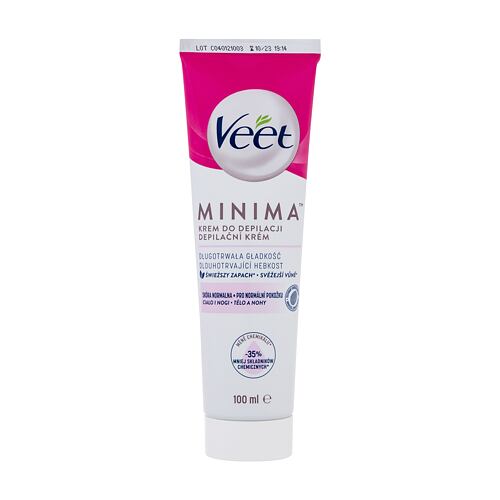 Depilační přípravek Veet Minima Hair Removal Cream Normal Skin 100 ml poškozená krabička