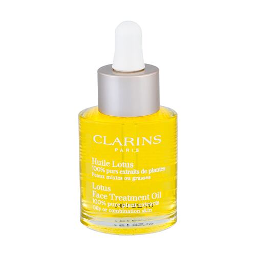 Pleťový olej Clarins Face Treatment Oil Lotus 30 ml poškozená krabička