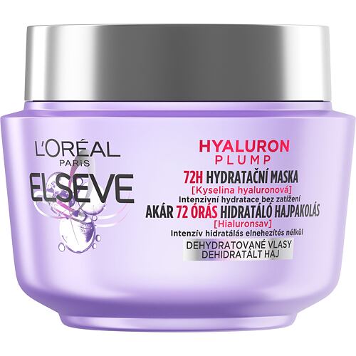 Maska na vlasy L'Oréal Paris Elseve Hyaluron Plump Moisture Hair Mask 300 ml
