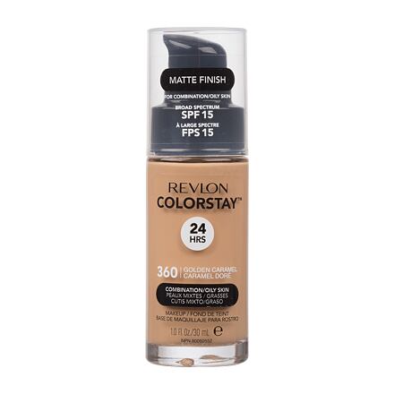 Revlon Colorstay Combination Oily Skin SPF15 make-up pro smíšenou až mastnou pleť 30 ml odstín 360 golden caramel