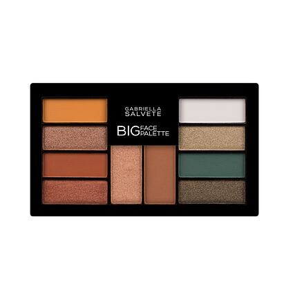 Gabriella Salvete Big Face Palette paletka očních stínů, bronzeru a rozjasňovače 20 g odstín paletka barev