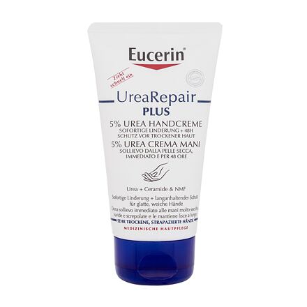 Eucerin UreaRepair Plus 5% Urea Hand Cream dámský hydratační krém na ruce s ureou 75 ml pro ženy