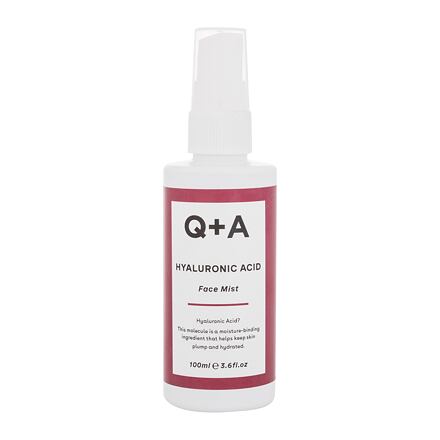 Q+A Hyaluronic Acid Face Mist dámská osvěžující a hydratační pleťová mlha 100 ml pro ženy