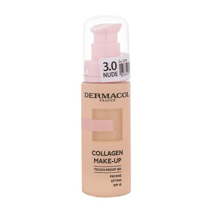 Dermacol Collagen Make-up SPF10 rozjasňující a hydratační make-up 20 ml odstín nude 3.0