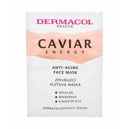 Dermacol Caviar Energy dámská revitalizační pleťová maska 2x8 ml pro ženy