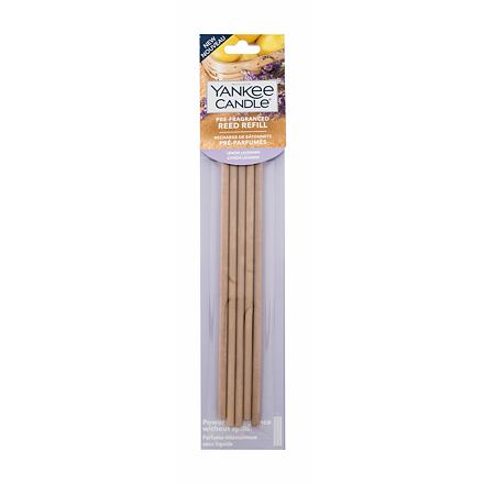 Yankee Candle Lemon Lavender Pre-Fragranced Reed Refill unisex náhradní vonné tyčinky do difuzéru 5 ks