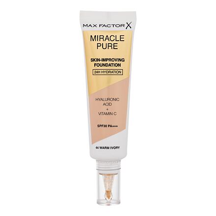 Max Factor Miracle Pure Skin-Improving Foundation SPF30 pečující hydratační make-up 30 ml odstín 44 Warm Ivory