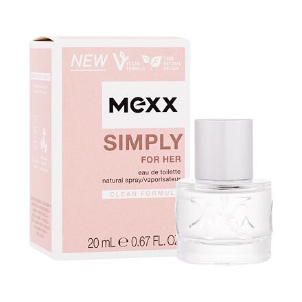 Mexx Simply dámská toaletní voda 20 ml pro ženy