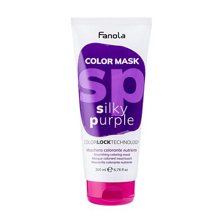 Fanola Color Mask dámská vyživující a barvicí maska na vlasy 200 ml odstín fialová pro ženy