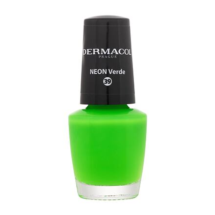 Dermacol Neon neonový lak na nehty 5 ml odstín zelená