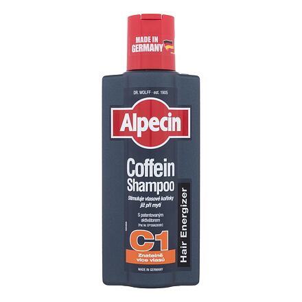 Alpecin Coffein Shampoo C1 pánský šampon pro stimulaci růstu vlasů 375 ml pro muže