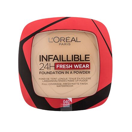 L'Oréal Paris Infaillible 24H Fresh Wear Foundation In A Powder dlouhotrvající pudrový make-up 9 g odstín 040 Cashmere