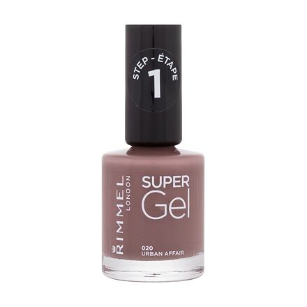 Rimmel London Super Gel STEP1 gelový lak na nehty 12 ml odstín hnědá