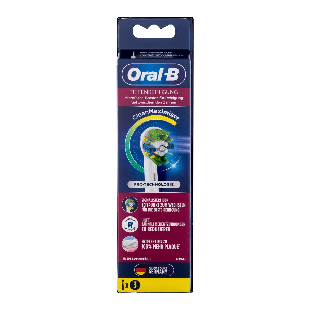 Oral-B Floss Action náhradní hlavice na elektrický zubní kartáček 3 ks