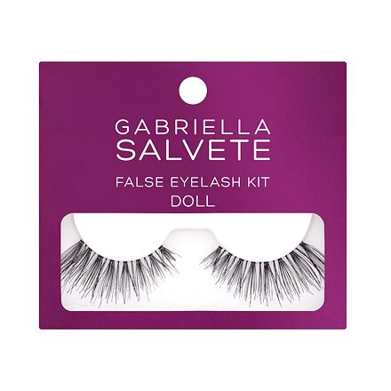 Gabriella Salvete False Eyelash Kit Doll dámské sada: umělé řasy 1 pár + lepidlo na řasy 1 g