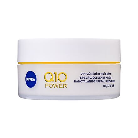 Nivea Q10 Power Anti-Wrinkle + Firming SPF15 dámský protivráskový zpevňující krém pro normální pleť 50 ml pro ženy
