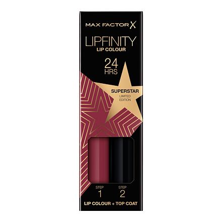 Max Factor Lipfinity 24HRS Lip Colour dámská tekutá rtěnka 4.2 g odstín růžová