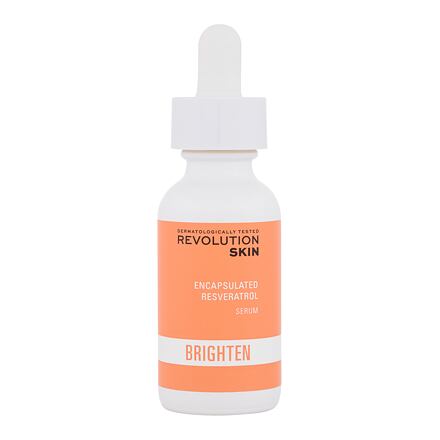 Revolution Skincare Brighten Encapsulated Resveratrol Serum dámské rozjasňující a ochranné pleťové sérum 30 ml pro ženy