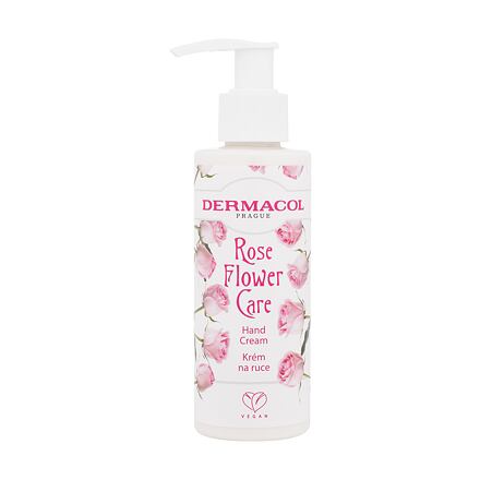 Dermacol Rose Flower Care dámský ochranný a vyživující krém na ruce 150 ml pro ženy