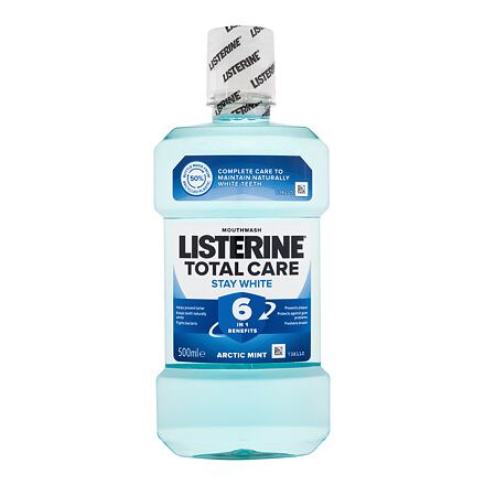 Listerine Total Care Stay White Mouthwash 6 in 1 bělicí ústní voda 500 ml