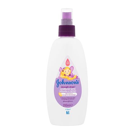 Johnson´s Strength Drops Kids Conditioner Spray dětský posilující kondicionér ve spreji 200 ml pro děti