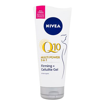 Nivea Q10 Multi Power 5 in 1 Firming + Cellulite Gel dámský zpevňující gel-krém proti celulitidě 200 ml