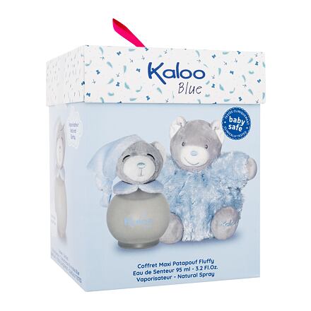 Kaloo Blue dětský dárková sada tělový sprej 95 ml + plyšová hračka pro děti