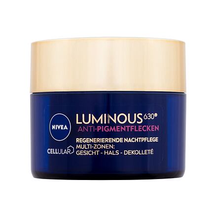 Nivea Cellular Luminous 630 Antispot Night Complexion Repair dámský noční pleťový krém proti pigmentovým skvrnám 50 ml pro ženy