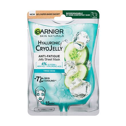 Garnier Skin Naturals Hyaluronic Cryo Jelly Sheet Mask dámská hydratační gelová maska s chladivým efektem pro ženy