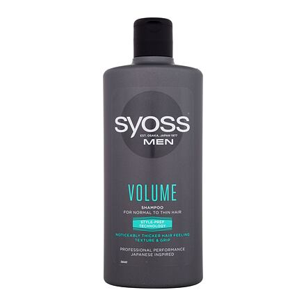Syoss Men Volume Shampoo pánský šampon pro zvětšení objemu jemných vlasů 440 ml pro muže