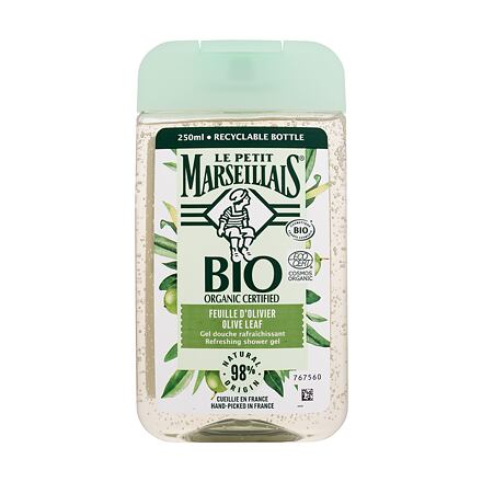 Le Petit Marseillais Bio Organic Certified Olive Leaf Refreshing Shower Gel unisex osvěžující sprchový gel 250 ml unisex