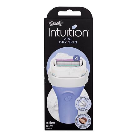 Wilkinson Sword Intuition Dry Skin dámský holicí strojek s integrovaným mýdlovým kondicionérem pro ženy