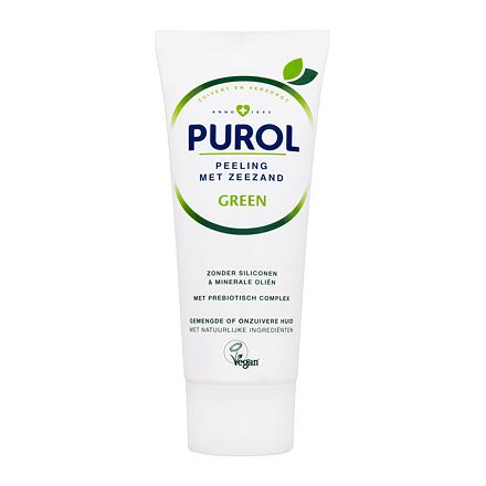 Purol Green Peeling With Sea Sand dámský jemný pleťový peeling pro problematickou a smíšenou pleť 100 ml pro ženy